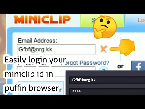 How to easily login your miniclip id in puffin browser // FUNNY 8BP