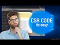 How to generate a CSR code online, fast and easy