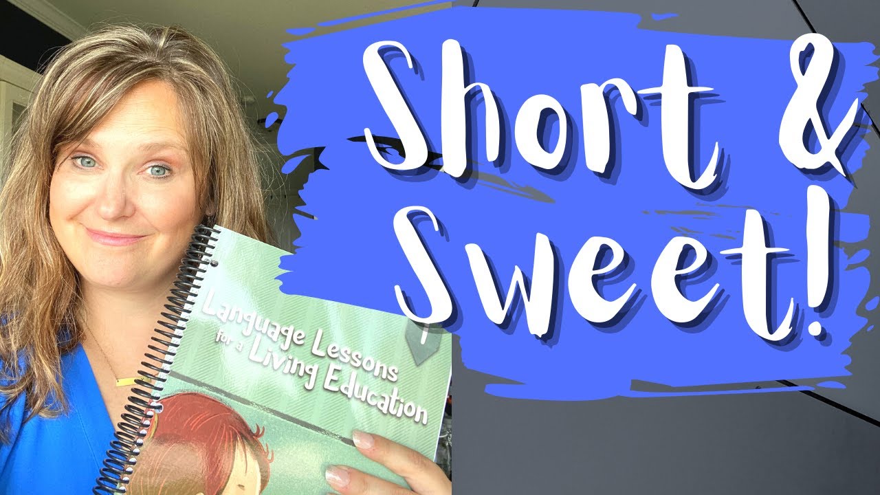LANGUAGE LESSONS FOR A LIVING EDUCATION 1 \\1st GRADE HOMESCHOOL