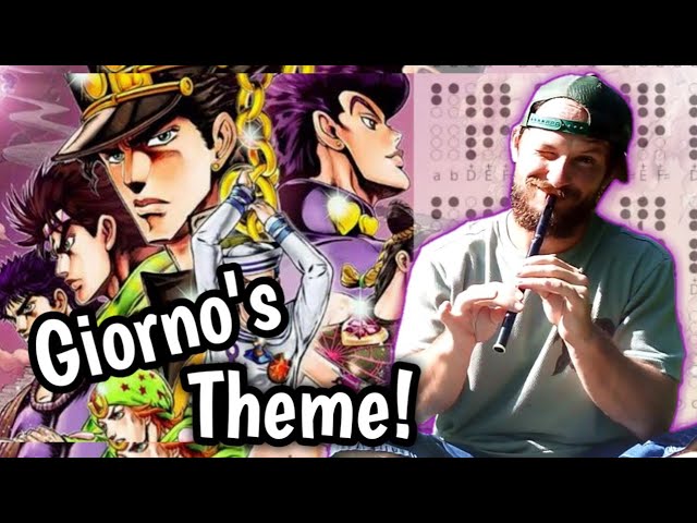 Giorno's Theme - JoJo's Bizarre Adventure: Golden Wind - Tin Whistle Cover + TABS Tutorial