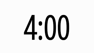 Timer 4 Minutes HD | White Background | TimerTube screenshot 5