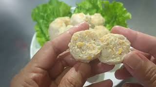 RESEP BAKSO AYAM TANPA TEPUNG! Rahasia lembutnya cuma pakai labu siam. screenshot 3