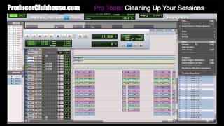 Pro Tools- Cleaning Up Your Sessions-EASY TUTORIAL