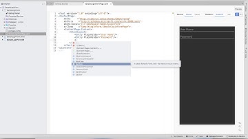 Xamarin Forms Preview with Login Page