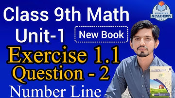 Class 9th Math New book Exercise 1.1 Sol Question 2-Exercise 1.1 Q2-9th Class Math E.X 1.1 Q2 - PCTB