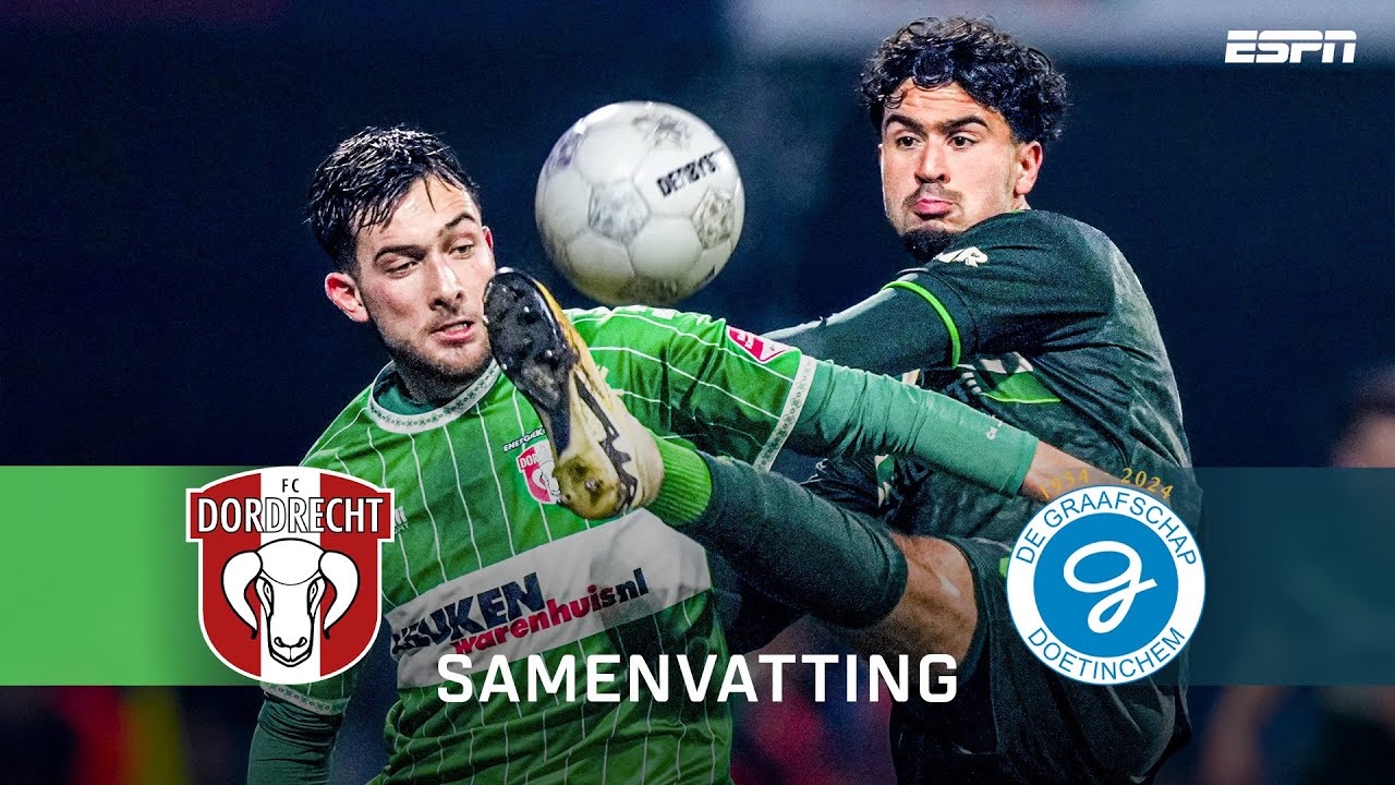 🟢 DEAN ZANDBERGEN zet FC Dordrecht vroeg op voorsprong 🔥 | Samenvatting FC Dordrecht - De Graafschap