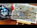【ASMR】シーリングスタンプ｜青空と桜