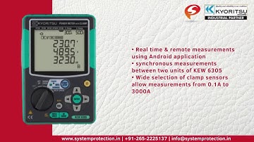 Kyoritsu Power Meter KEW 6305 | System Protection