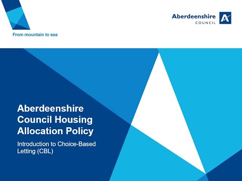 Aberdeenshire Council Housing Allocation Policy introduction