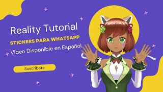 ¿Stickers Whatsapp? Reality APP Tutorial ⭐ Únicos 💚 screenshot 5