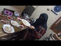 روتين الام الشطوره تبدء يومها بنشاط وتنظيف المطبخ