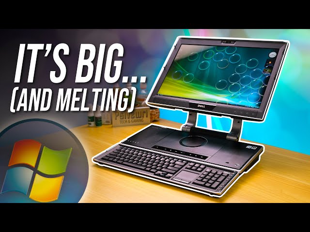 Using Dell's INSANE 20 Laptop From 2006! XPS M2010 class=