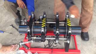 Penyambungan Pipa Hdpe Dengan Mesin Shds 200 Manual