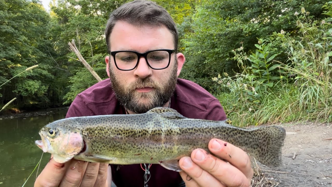 Summer trout fishing with bushcraft hobo reel 