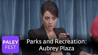 Parks and Recreation - Aubrey Plaza Stares Down Joe Biden