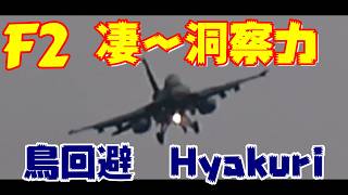 Pさん洞察力凄～ 鳥回避 3SQF2戦闘機ファーストミッション 3／2 百里基地 nrthhh