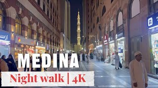 MEDINA Night Walk Around Masjid-an Nabwi |4K  screenshot 3