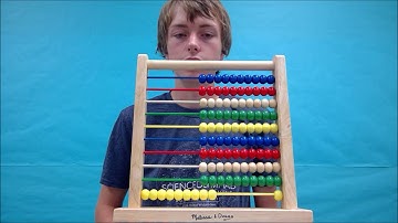 How to use a 100 bead abacus-Single Digit Subtraction Example 3
