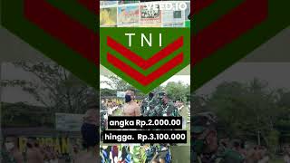 IT TURNS OUT THIS IS THE SALARIES OF TNI AD PRIVATE ENTRANTS #TNI #SOLDIER #SALARY