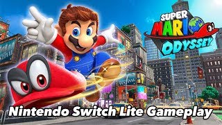 Super Mario Odyssey on the Nintendo Switch Lite!!! - YouTube
