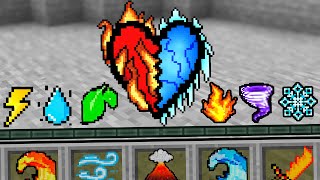 Minecraft, but there’s Elemental Hearts…