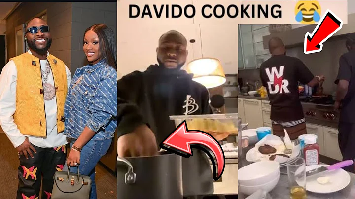 Davido Cook EGUSI SOUP as His Wife Chioma Teach Him after His Birthday Party in Atlanta
