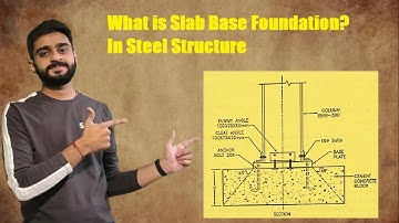 What is Slab Base Foundation? | Design of Steel Structure | Part 2