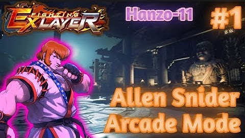 FIGHTING EX LAYER ARCADE MODE ALLEN SNIDER #1