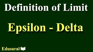 Epsilon delta definition of Limit | Basic Pre-Calculus Concept | IITJEE | Edusaral