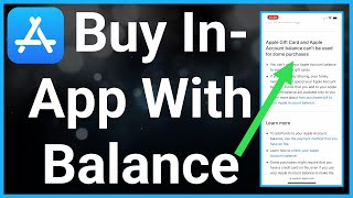 How To Use Apple Account Balance For In-App Purchases screenshot 3