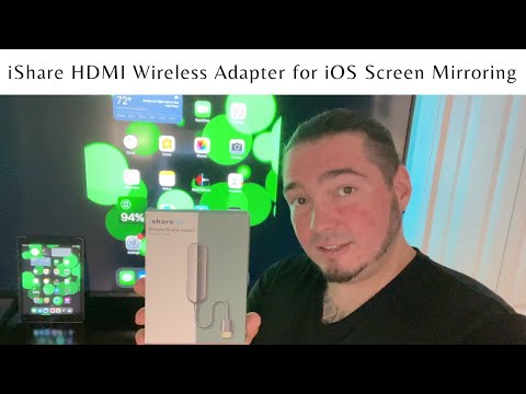 iShare HDMI Wireless Adapter for iOS Screen Mirroring