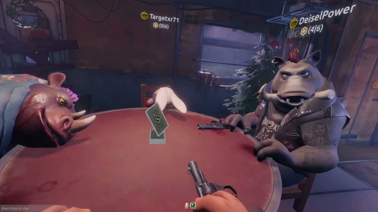 liars bar with the crew