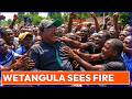 Wetangula Sees Fire!! Roughed Up, After Carelessly Insulting Uhuru