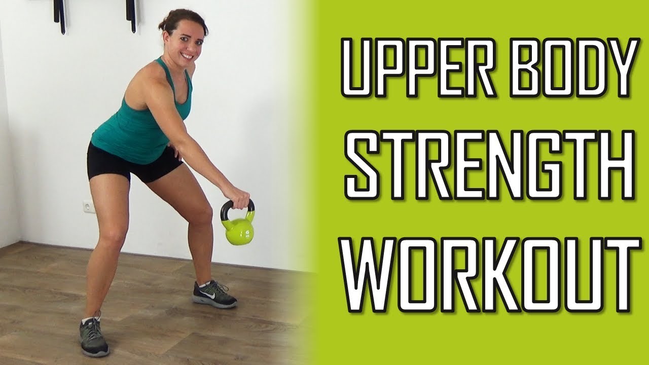 Upper Body Kettlebell Strength Workout – Effective Kettlebell Exercises -