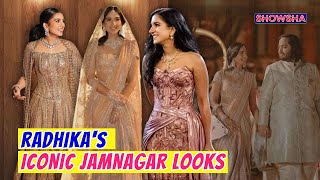 3 Iconic Radhika Merchant Looks From Jamnagar Pre-Wedding Bash: From Versace To Manish Malhotra