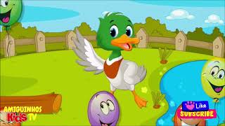 Animals Puzzles - Quebra cabeça infantil Patinho - Aprendendo Nomes e Sons de animais screenshot 5