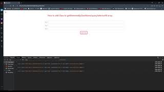 Add class by class name javascript