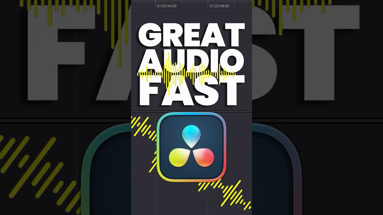 Как быстро получить звук студийного качества в DaVinci Resolve