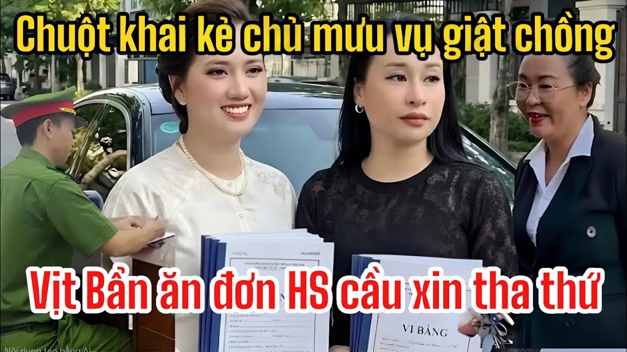 Trưa 14/1 Chuột Khai Hết Kẻ Chủ Mưu Giật Chồng Tại CA, Vịt Bẩn Ăn Đơn HS Xin Hồng Loan Và Ni Tha Thứ