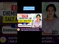 salt analysis #chemistry #chemistrypage #shorts