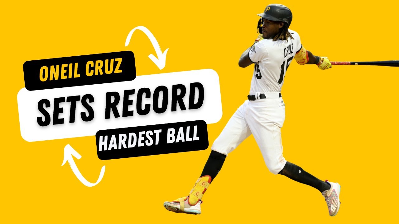 Oneil Cruz hit the hardest ball ever recorded in the stat cast era ...