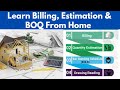 Billing & Estimation Engineer Full Training | Learn BBS | BOQ | Drawing Reading | SOR | Billing Work
