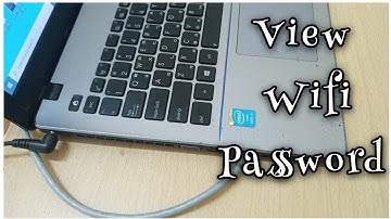 How to view Your Wifi password using ethernet cable.
