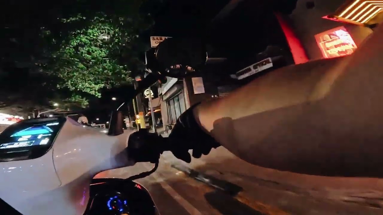 Night ride using freedconn intercom | motorstar easyride125fi legend | donic kinick