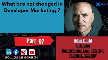Adam Frankl - Skepticism in Developer Marketing: What