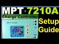 How to Program MPT-7210A Boost Solar Charge Controller