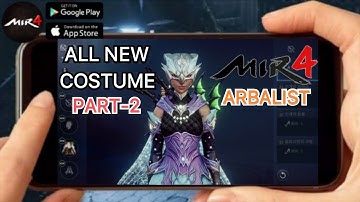MIR4 (KOREA) All-Arbalist Class New Costume 2.0 Preview at Max-Graphics Setting