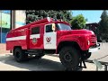Fire engines reporting in Almaty