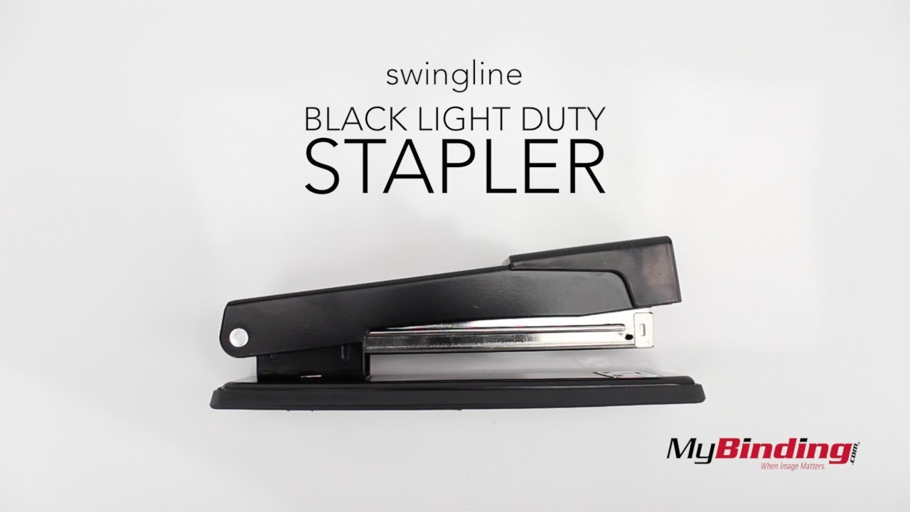 Swingline® Light Duty Standard Stapler, 20 Sheets, Black