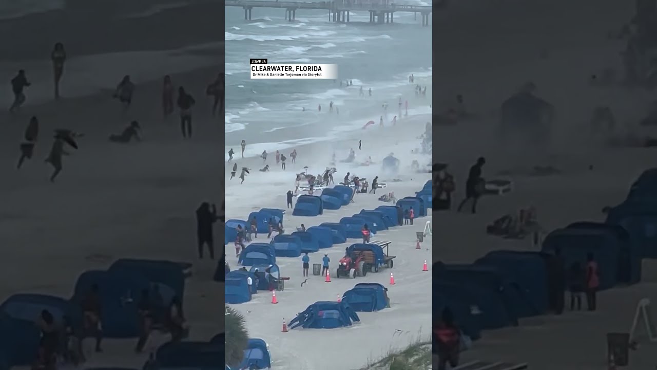 Waterspout Tosses Chairs And Umbrellas On Florida Beach AccuWeather